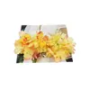 Hortensia Borde Quemado Manualidades DIY Materiales Hechos a Mano Accesorios para el Cabello Dinastía Han Combinando Decoración del Hogar Flor Artificial Pasador de Flor Flor