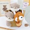 Creativa Serie Chubby Zoo Llavero Colgante para Bolsa Muñeco Cola de Zoológico Muñeco Agarre Regalos