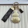 Oro Puro 999 Princesa Por Favor Hazte Rica Colgante de Llavero Calabaza Cuerda de Cuero Flor Vieja Colgante de Bolsa para Atraer Riqueza y Fortuna Adornos para Colgar en el Coche