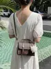 Bolsa de Mão Retrô de Nicho Transfronteiriça Bolsa Cambridge Bolsa Feminina 2026 Nova Moda Elegante Bolsa de Ombro Crossbody Pequena Quadrada