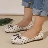 Comercio Electrónico Transfronterizo Otoño 2026 Zapatos Mary Jane Nuevos para Mujer Estilo Francés Dulce Pequeño Estilo Chanel Zapatos Planos de Ballet con Lunares de Corte Bajo