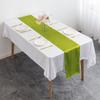 Bandeira de Mesa em Seda e Cetim da Amazon Hotel Casamento Banquete Toalha de Mesa Bandeira de Mesa Europeia Dourada Decoração de Mesa de Centro