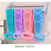 Toalla de baño de silicona al por mayor del fabricante, tira larga, potente exfoliante de espalda para hombres y mujeres, removedor de piel muerta, toalla de baño de doble cara, cepillo para la ducha