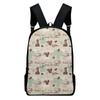 2022 Amazon Transfronterizo Nuevo Producto Texto Café Bolsa 3D Periférico Mochila 3D Tela Oxford Mochila 3D