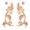 60846 Cobre Estilo Antigo Joias DIY Feito à Mão Acessório de Cabelo Gotejamento de Óleo Estilo Fada Cauda de Fênix Coroa de Cabelo Material Acessórios 27*60mm