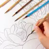 Pluma línea Gaub pintura china tradicional pluma y pincel especiales caligrafía y pintura herramienta de trazo estudiante dibujo lineal pincel de acuarela venta al por mayor