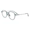 9804 Armazón de Gafas de Titanio Puro para Hombres y Mujeres, Armazón Completo Placa de Armazón de Titanio Armazón de Media Montura Se Puede Equipar con Armazón de Gafas para Miopía de Prescripción