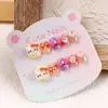 Pegatinas de uñas para niñas directo de fábrica, dibujos animados, uñas postizas para niños, 10 parches de uñas lindos para niñas