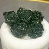 Pegamento Cabeza de Flor Teñida Rosa Material para Pendientes Pulsera DIY Cabeza de Flor Seca Real Joyería Accesorios Semi-Terminados
