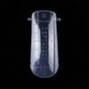 Armadura de cristal D07 120 Molde de armadura de cristal treliça curva com alça sem suporte de papel Cola de extensão rápida