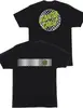 Transfronteiriço 180g Marca da Moda Estampa Estampada Manga Curta Moda Streetwear Casual Esportivo Solto Oversized