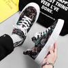 Zapatillas de Moda para Hombre, Estilo Otoño, Zapatos Ligeros y Transpirables, Zapatos de Suela Plana de Moda para Hombres Adolescentes y Estudiantes, Zapatos de Lona de Mezclilla