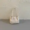 2026 Nova Bolsa Saco Estilosa Estilo Coreano com Padrão de Lichia para Mulheres, Design Único, Bolsa de Ombro e Transversal Versátil, Bolsa de Mão