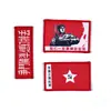 En stock al por mayor una generación del Ejército de la Octava Ruta insignia tejida de marca tela mochila exterior accesorios para ropa gancho y bucle insignia tejida
