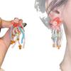 "Burbuja Arcoíris" Pendientes de Colores Dopamina con Cuentas Diseño Nuevo 2025 Pendientes Versátiles Lindos Dulces