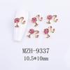 Joyas para uñas 3D, accesorios tridimensionales para uñas, aleación de diamantes, cabeza de belleza, decoraciones para niñas, venta al por mayor, taladro para uñas, joyería
