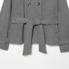 Ins Ropa de mujer estilo europeo y americano al por mayor 2026 Otoño Nuevo Versátil Sentido de Alta Gama Sentido de Diseño de Nicho Chaqueta con cordones