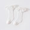 [Estrictamente Seleccionados] Calcetines Anti-Mosquitos Calcetines de Bebé con Lazo Calcetines de Malla para Bebé de Verano Calcetines Largos de Encaje de Princesa Lolita