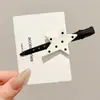 Lindo Pinza para el Pelo Lateral de la Frente Pequeña Estilo Chanel Estampado de Leopardo Pinza de Pelo de Felpa Pinza para Flequillo Oso Pequeño Retro Pinza BB Accesorios para el Cabello