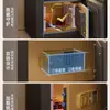 Mesa de Cabeceira Inteligente Cofre Integrado Pequeno Escondido Casa Quarto Mesa de Cabeceira Celebridade da Internet Novo Luxo Leve High-End