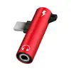 Adaptador de Auriculares de 3.5mm Lightning Dos en Uno Convertidor de Audio para Teléfono Móvil Adecuado para Apple iPhone