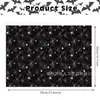 Papel de Seda Halloween Blanco y Negro 17g Papel de Regalo Dulces a Prueba de Humedad Papel de Envoltura Decoración Fantasma Papel de Seda