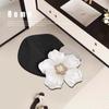 Alfombrilla de suelo de tierra de diatomeas simple transfronteriza, alfombrilla de baño floral antideslizante de forma irregular, alfombrilla de suelo absorbente de agua de secado rápido para entrada de baño