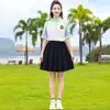Conjunto de Uniforme Escolar, Estilo Preppy para Estudiante de Secundaria Uniforme de Graduación, Camiseta de Manga Corta de Verano, Uniforme Deportivo de Coro para Estudiante de Preparatoria, Estilo Nuevo