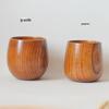 Nordic Creative Wooden Cup Big Barriga Copo 200ml Leite Copo de Madeira Sóbrio Restaurante Chá Copo