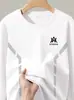 Novedades Primavera y Otoño 2026 Camiseta de Manga Larga con Cuello Redondo para Hombre Camiseta Elástica de Capa Base Ropa de Primavera y Otoño Sudadera con Capucha