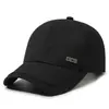 Boné de Baseball Estilo Novo para Primavera e Outono para Homens de Meia-Idade e Idosos, Boné Simples e Versátil para Exterior, Chapéu de Sol Masculino Casual na Moda
