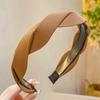 Diadema retro francesa para mujer con torsión de verano para recoger el cabello, diadema de presión, rojo de internet 2022 nuevo clip para lavar el cabello negro
