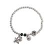 Pulsera de Plata de Ley S925 Vintage con Cuentas Verdes Ricas Inmediatamente para Mujer Exquisita Sensación de Alta Gama para Regalar a la Novia Pulsera Nueva
