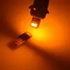 Suministros de Fábrica Luces Indicadoras de Ancho LED Automotrices, Blanco Cálido T10 3030 4Diodos LED Luces de Matrícula, Exclusivamente para Ventas Transfronterizas, Placa Roja con Bordes Dorados
