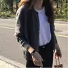 Cardigan Suéter de Manga Longa Estilo Coreano para Mulheres, Jaqueta Fina de Tricô Macio, Camisa para Ar Condicionado, Estilo Retro Artístico
