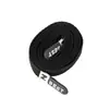 Corda de Cintura Preta Revestida de Plástico 1,2cm Acessórios para Vestuário Calças Esportivas Casuais Cordão de Moletom Calças com Cordão Cós Corda Revestida de Plástico