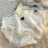 Braguitas Retro Francesas de Lunares de Seda de Hielo para Mujer, Braguitas Sexy para Mujer con Encaje Francés, Fabricante de Calzoncillos para Estudiante