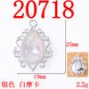 Acessórios de cabelo vintage grampo de cabelo borla feito à mão gota de água liga acessórios pingente incrustado com cor mágica cor transparente acessórios de joias