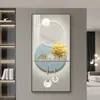Pintura Decorativa para Hall de Entrada Pintura de Parede para Hall de Entrada Pintura para Corredor Pintura de Paisagem para Sala de Estar Novo Estilo Sensação de Alto Padrão Pintura para Hall de Entrada