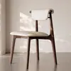 Silla de comedor de madera maciza nórdica para uso doméstico, diseño moderno de lujo ligero, adecuada para restaurantes, cafeterías, sillas de ocio con respaldo, sillas y taburetes para mesa de comedor