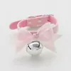 Choker de Chica de Paja con Lazo Sexy Collar de Cuero PU con Campana Cadena para Clavícula Collar de Mujer Cuerda de Tracción