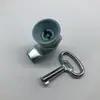 Cerradura de cilindro MS705-K02 cromo brillante con llave, cerradura de puerta de gabinete eléctrica, cerradura de puerta de gabinete de máquina industrial, cerradura de puerta de caja de distribución