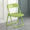 Cadeira simples com encosto de banquinho cadeira dobrável para casa cadeira de computador portátil cadeira para treinamento e conferência cadeira de jantar cadeira de escritório para dormitório