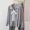 Otoño e Invierno Nuevo Talla Grande Femenino Encaje Encaje Tejido 100kg Chica Gordita Tejido Cárdigan Top 9045