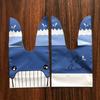 Floco de neve crocante saco de embalagem orelhas de coelho dos desenhos animados bonito biscoito biscoito saco lanche lanche saco saco de embalagem de nougat