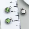 Accesorios para Joyería DIY de Piedra Satélite Incrustada de Diamantes de Acero Inoxidable, Exclusivamente para Ventas Transfronterizas, Pulseras, Collares y Colgantes Coloridos de Piedras de Nacimiento