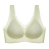 Ropa interior para mujeres que viajan en verano, delgada, para bustos grandes, invisible, transpirable, sin varillas, push-up, sujetador cómodo estilo chaleco para mujeres