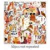 50 adesivos Marcus The Worm, pacotes engraçados de memes de personagens virtuais e emojis, adesivos à prova d'água para DIY transfronteiriços