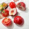 Juguetes de Comida Simulada, Tomates, Manzanas, Accesorios de Resina, Adornos Creativos de Frutas, Accesorios de Decoración de Modelos de Comida para Bricolaje