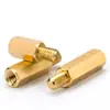 Coluna de Cobre Hexagonal Cabeça Única Pino de Cobre Tampa de Parafuso para Gabinete de Computador Placa-Mã Coluna Isoladora Porca de Passagem Única M4